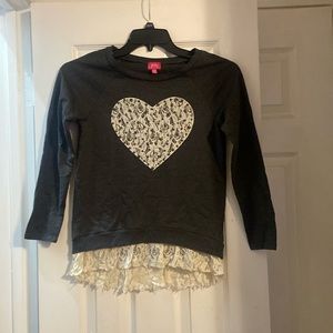 Gray sweatshirt great used condition. Brand Pinky 16( XL)